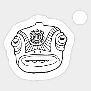 Totem Face 1 Sticker